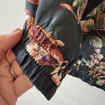 Lavon Vintage Y2K  Silk Floral Bomber Jacket Women's Size PM Med Zip Front Retro Photo 5
