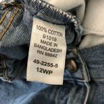 Woman Within Jeans Tapered Leg Elastic Back High Waist Medium Wash 12WP Photo 3