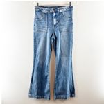 American Eagle  Super High Rise Flare Jeans Blue 10 Photo 1