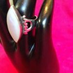 Source Unknown Vintage Mother of Pearl Sterling Silver Ring Size 7.5 Photo 1