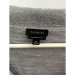 Talbots  Pure Merino Wool Johnny Sweater Gray Black Striped Collar Womens XL Photo 1