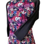 LuLaRoe Women’s XS Randy Baseball Tee Disney Villains Raglan Sleeves Loungewear Photo 2