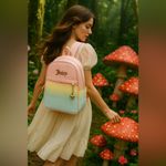 Juicy Couture  Diamond Bling Heartless Ombré Backpack Pastel Pink NWT 13x10x6 Photo 1