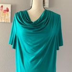 Jones Wear  green cowl neck blouse Photo 1