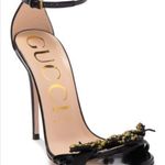Gucci ๐HP๐NIB Vernice Crystal Nero Stiletto Pump Photo 13