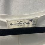 Abercrombie & Fitch Elegant White Lace Hem Top Photo 1