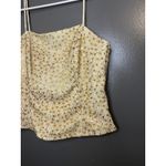 Cicci Sequin Crop Top Womens XL Spaghetti Strap Party Made In USA 1309 Gold Photo 3