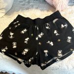 Snoopy Pajama Shorts Black Photo 1