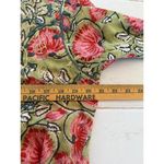 Raj Embroidered Long Sleeve Floral Print Tunic/Dress Green Size L Photo 6