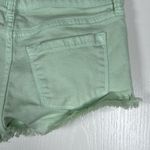 Sneak Peek Denim Green Booty Shorts Size Small EUC #VEG Photo 7