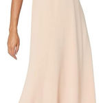 Jill Stuart  Two Tone Colorblock Gown Cream Pink 6‎ Photo 0