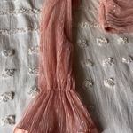 Boutique  Pink long sleeve cropped top Photo 3