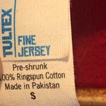 Tultex Samuel Adam’s Adult Unisex Red Short Sleeved T-Shirt Photo 2