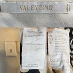 Valentino Silk Knotted Front Polka Dot Dress Black Size 8 Photo 4