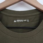 American Giant Classic Cotton Crew Tee Size S Made In USA Green Photo 2