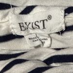 Exist  knit striped black and white dress women's size large Photo 2