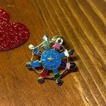 Education People Children First Pin Gold Tone Enamel Lapel Hat Bag Collectible Photo 0