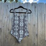 Iris snakeskin bodysuit size small Photo 1