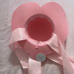 Elleni The Label Pink Wide Brim Hat with Bow Photo 4