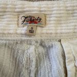 Faherty  Women 8-Wale Corduroy Pants Size‎ S White Cream Cropped 27" Inseam Photo 4