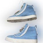 Giuseppe Zanotti  Light Blue Acquario London Tr Donna Sneakers Sz 39.5 Photo 1
