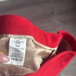 Theory NEW Womens Crimson Moleskin Twill Crop Pants 6 Photo 10