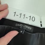 David Lerner  Pants‎ Womens X Small Black Faux Leather Vented Leggings Photo 2
