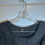 SheIn  Curve Black Scoop Neck Flutter Sleeve Dress 1XL Photo 2