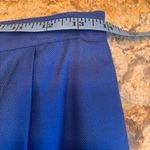 80s Sasson Plaid Skirt Suit Blazer Sz 7/8 Cobalt Blue Lined High waist EUC Photo 8