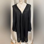 LC Lauren Conrad π€ Lauren Conrad 3X Black Crochet Cardigan Photo 3