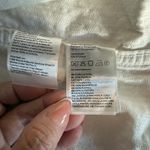 H&M Corduroy Relaxed Fit Overshirt Jacket Womens Large Button Up White Shacket Photo 5