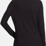 Tory Burch  Giselle logo button mock neck sweater black sz S Photo 1