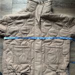 Be cool  Quilted Tan Jacket for Women S/M Photo 2