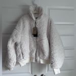 Nike  Women's Essential Loose Sherpa Bomber Jacket NWT Photo 5