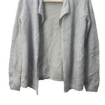 Boden Cardigan Sweater Small Gray Wool Mohair Open Front Photo 1