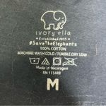 Ivory Ella  navy blue pretty florals tank top women’s size medium 100% cotton new Photo 5