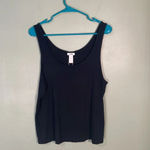 ANDIE The Scoop Tank Black Bamboo Jersey size L NWT Photo 1