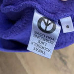 Madhappy Madhapoy BLUE TIE DYE MENTAL HEALTH‎ EMPATHY IS FREE CREWNECK size small Photo 5