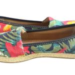 BOC Born Concept 9M Tropical Canvas Espadrille Slip On Shoes Flats. Blue/Multi Blue Size 9 Photo 3