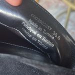 Free People  Black Over the Knee Boots Leather Heeled platform Photo 15