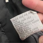 Larry Levine ‎ down, puffer coat with fox tail fur trim with flaws womens small Photo 2