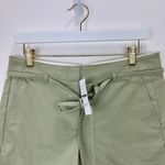 J.Crew Belted 3" Short Cotton Linen High Rise Classic Pale Green US 6 NWT Photo 8