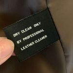 Avanti  brown jacket size small leather Photo 5