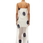 Miss Rosier Polka Dot Maxi Dress White Size XS Photo 1