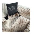 Calvin Klein  Jeans Cowl Neck Cable Stitched Flare Sweater. SZ. L Photo 6