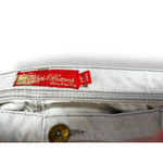 Apple Bottoms Vintage Y2K  Gray Embroidered Rhinestone Pocket Straight Leg Jeans Photo 9