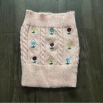 ZARA NWOT  embroidered floral tube knit top size S Photo 6