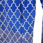 Talbots T By Blue Diamond Print Long Sleeve Jacket Women Sz S Photo 10