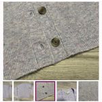 Loft  Lilac Lavender Knit Sweater Cardigan | Size XL Photo 4