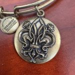 ALEX AND ANI Alex‎ and Ani Fleur De Lis Charm Bangle Bracelet, US Flag, Energy Tech Photo 1